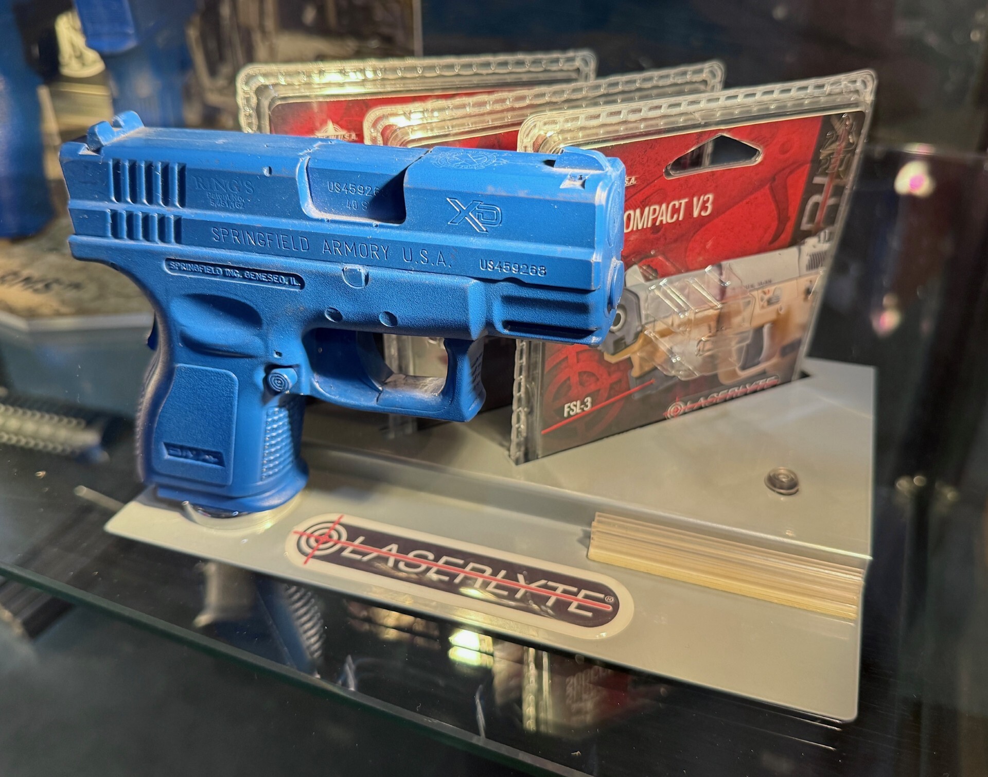 Laserlyte In-Show Case Firearms Custom Display