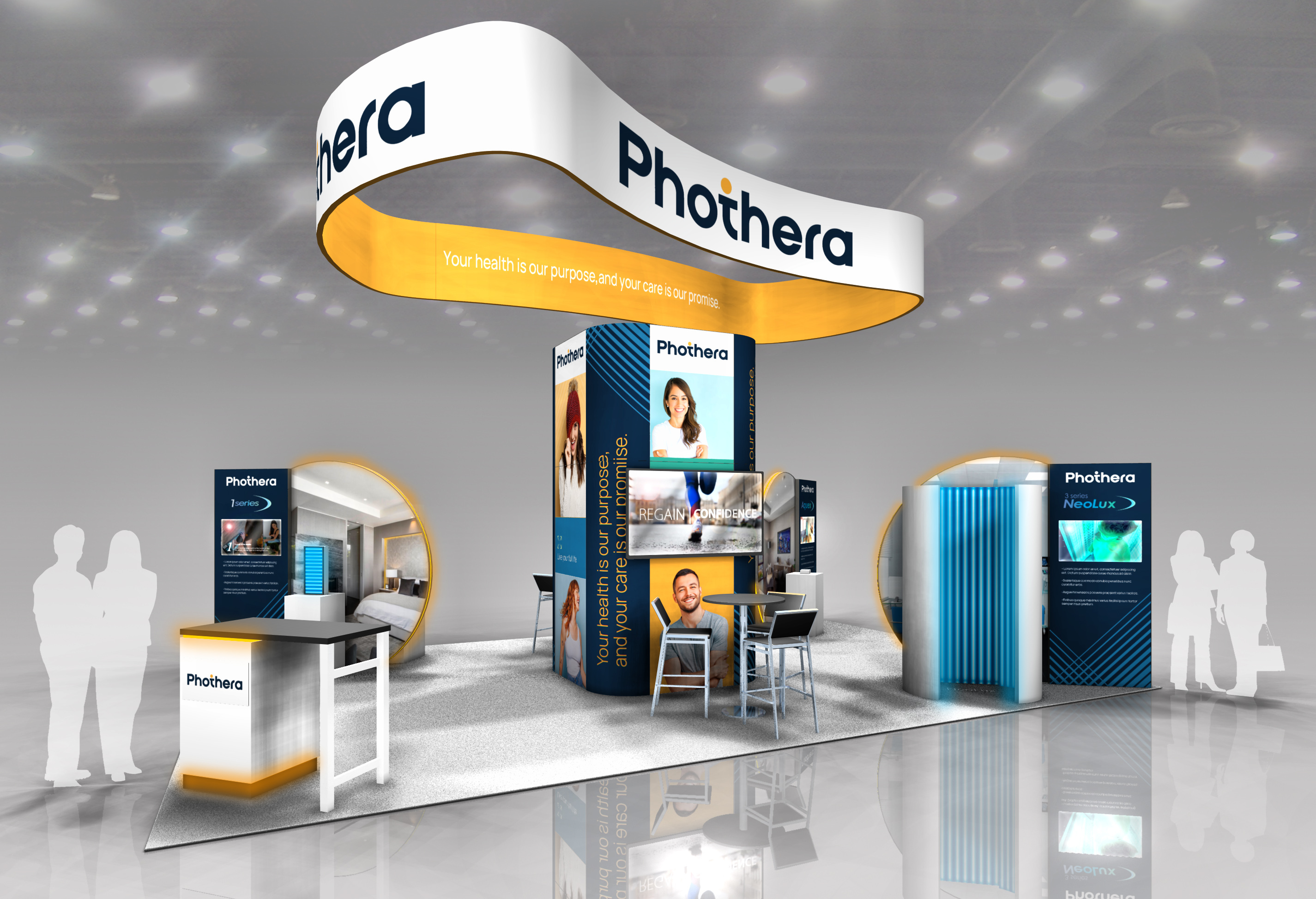 Phothera 20x30 - Rendering - V1 - Custom Exhibit