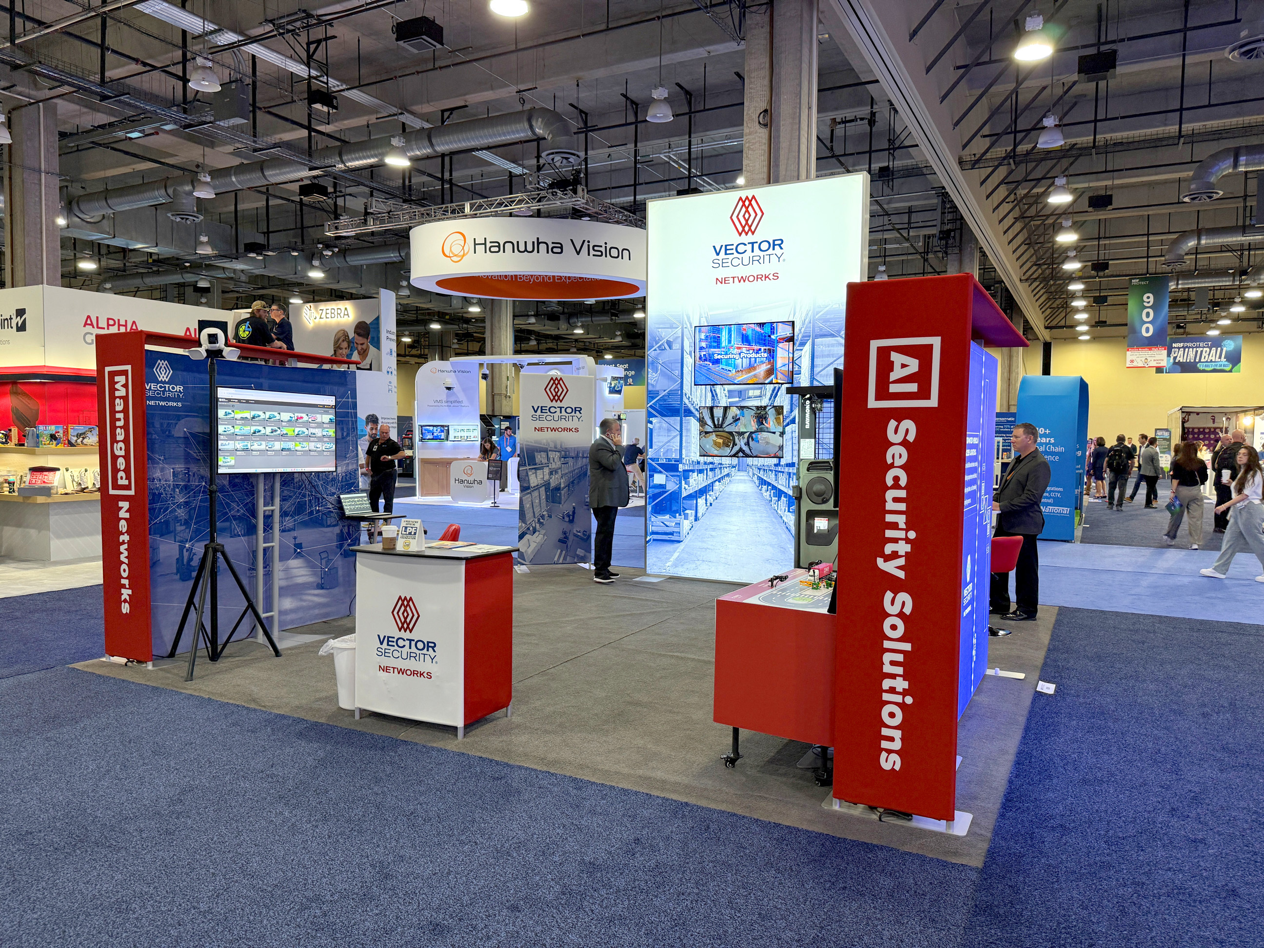 Vector Security Networks Custom Exhibit